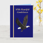 Police Officer Condolence Card Karte (Gelbe Blume)