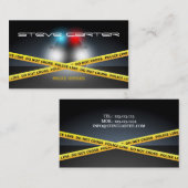 Police Officer Cop Policeman Criminalist Card Visitenkarte (Vorne/Hinten)