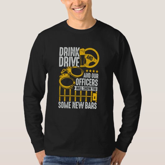 Police Officer Inspector for a Sheriff T-Shirt (Vorderseite)