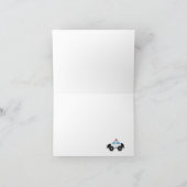 POLICE OFFICER Kinderdusche Vielen Dank für Ihre A Dankeskarte (Innenseite)