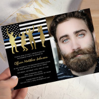 Police Party Thin Blue Line Officer Foto