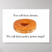 Police Power Rings Poster (Vorne)