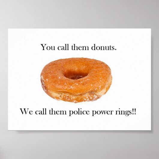 Police Power Rings Poster (Vorne)
