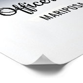 Police Retirement Blue Line Flag Photo Welcome Poster (Ecke)