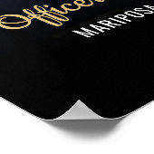 Police Retirement Blue Line Flag Photo Welcome Poster (Ecke)