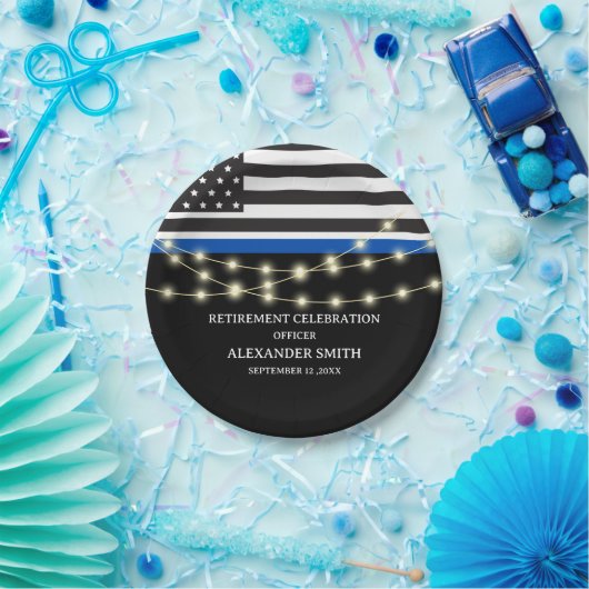 Police Retirement Party Pappteller (Party)