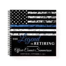 Police Retirement Thin Blue Line Flaggengast