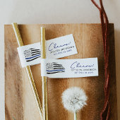 POLICE Retirement Thin Blue Line Straw Flag