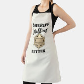 Police Sheriffs Schürze: Funny Schürze (InSitu)