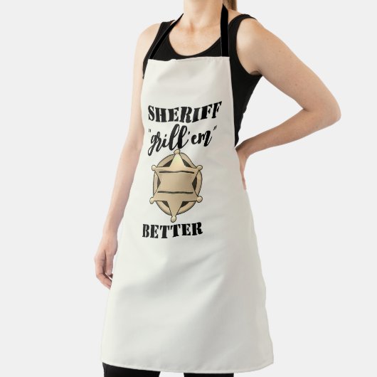Police Sheriffs Schürze: Funny Schürze (InSitu)
