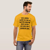 Police Sketch Artist Funny T - Shirt (Vorne ganz)