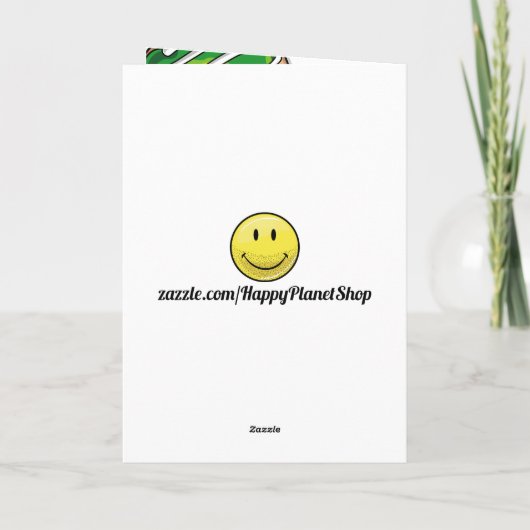 Police Spaß Thin Blue Line Doughnut Dankeskarte (Rückseite)