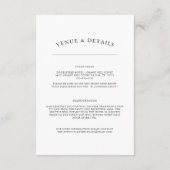 Police Style American Flag Party|Event Small Begleitkarte (Rückseite)