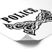 Police Tattoo Poster (Ecke)