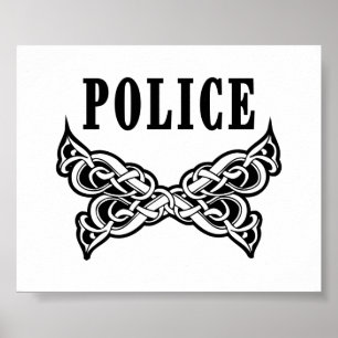 Police Tattoo Poster