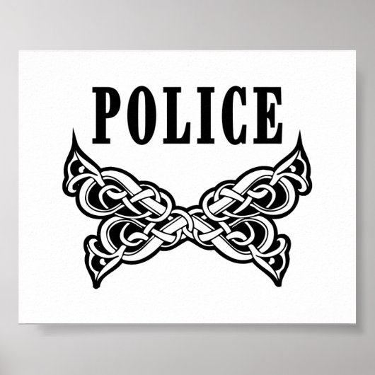 Police Tattoo Poster (Vorne)