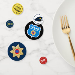 Police Theme Birthday Party Konfetti