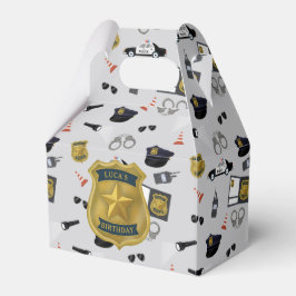 Police Themed Policeman Cop Birthday Geschenkschachtel