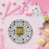 Police Themed Policeman Cop Birthday Pappteller (Party)