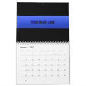 Police Thin Blue Line 3D Kalender (Jan 2027)