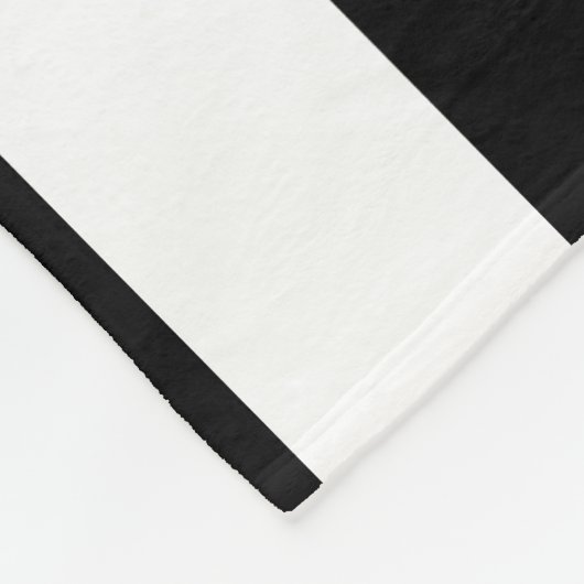 Police Thin Blue Line American Flag Monogram Large Fleecedecke (Ecke)