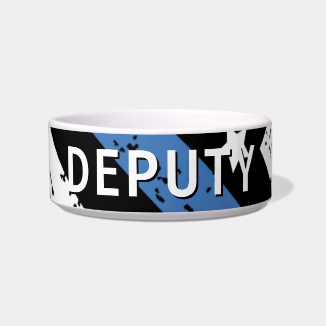 Police Thin Blue Line American Flag Officer Napf (Vorderseite)