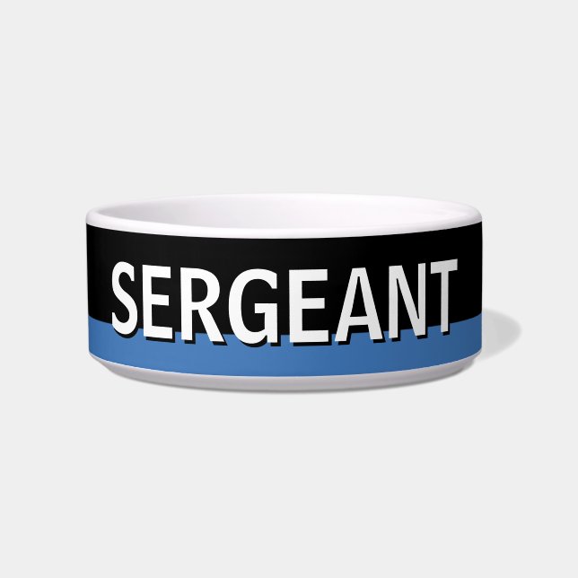 Police Thin Blue Line American Flag Officer Napf (Vorderseite)