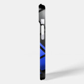 Police Thin Blue Line Case-Mate iPhone Hülle (Rückseite / Links)
