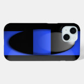 Police Thin Blue Line Case-Mate iPhone Hülle (Rückseite (Horizontal))