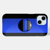Police Thin Blue Line Case-Mate iPhone Hülle (Rückseite (Horizontal))