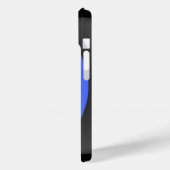 Police Thin Blue Line Case-Mate iPhone Hülle (Rückseite / Links)