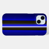 Police Thin Blue Line Case-Mate iPhone Hülle (Rückseite (Horizontal))
