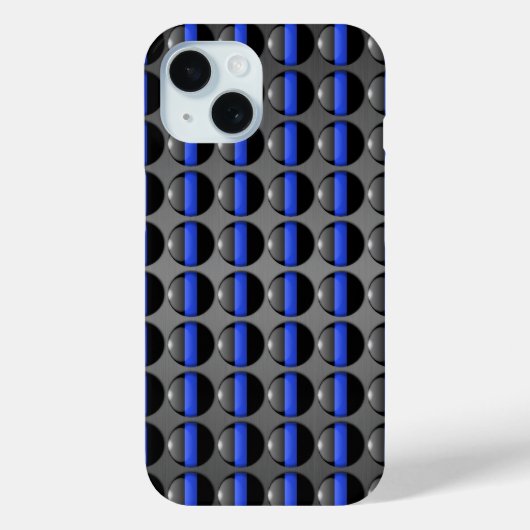 Police Thin Blue Line Case-Mate iPhone Hülle (Rückseite)