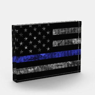 Police Thin Blue Line Flag Fotoblock