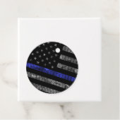 Police Thin Blue Line Flag Geschenkanhänger (Beispiel)