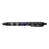 Police Thin Blue Line Flag Kugelschreiber (Unterseite)