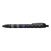 Police Thin Blue Line Flag Kugelschreiber (Oberseite)