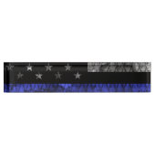 Police Thin Blue Line Flag Namensplakette (Vorderseite)