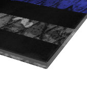 Police Thin Blue Line Flag Schneidebrett (Ecke)