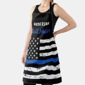 Police Thin Blue Line Grill Master GRILLEN Schürze (InSitu)