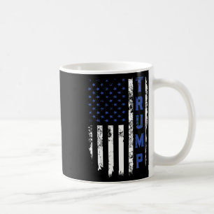 Police Thin Blue Line republikanischer Polizist US Kaffeetasse