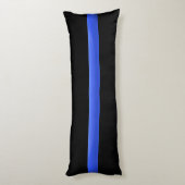 Police Thin Blue Line Seitenschläferkissen (Rückseite (Vertikal))