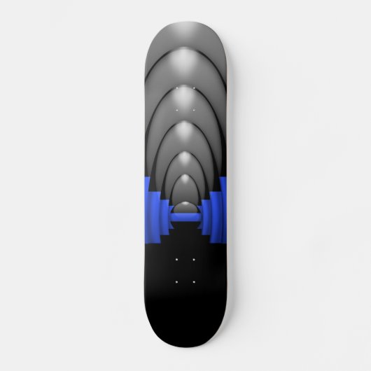 Police Thin Blue Line Skateboard (Vorderseite)