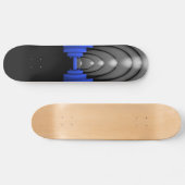 Police Thin Blue Line Skateboard (Horizontal)
