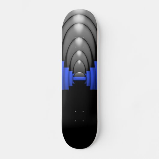 Police Thin Blue Line Skateboard (Vorderseite)