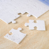 Police Thin Blue Line Snowman Weihnachten Puzzle (Seite)