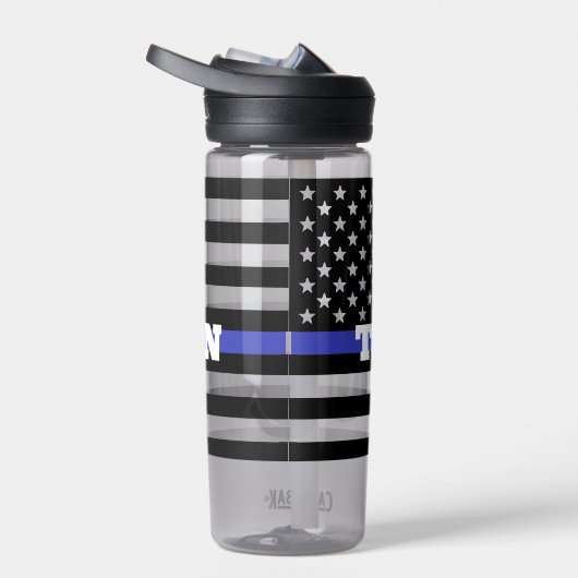 Police Thin Blue Line Trinkflasche (Rechts)