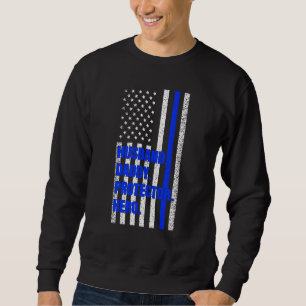 Police Vater Husband Daddy Protector Hero Fathers Sweatshirt