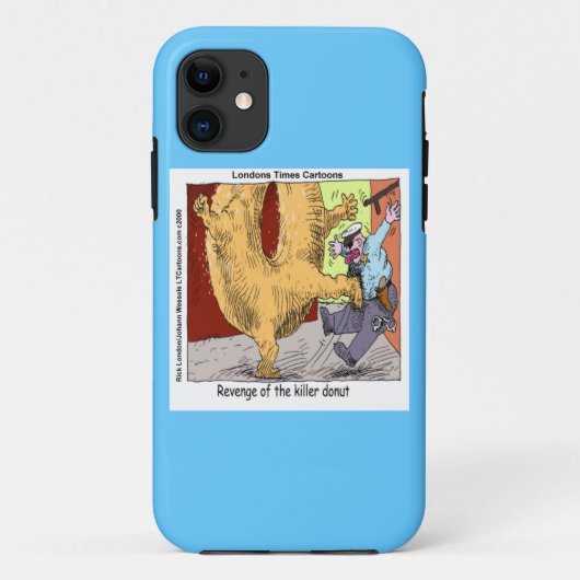 Police Vs Donut Funny iPhone 5 Fall Case-Mate iPhone Hülle (Rückseite)