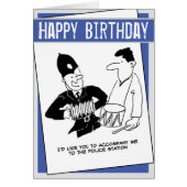 Policeman asks man to accompany him  (Vorne)